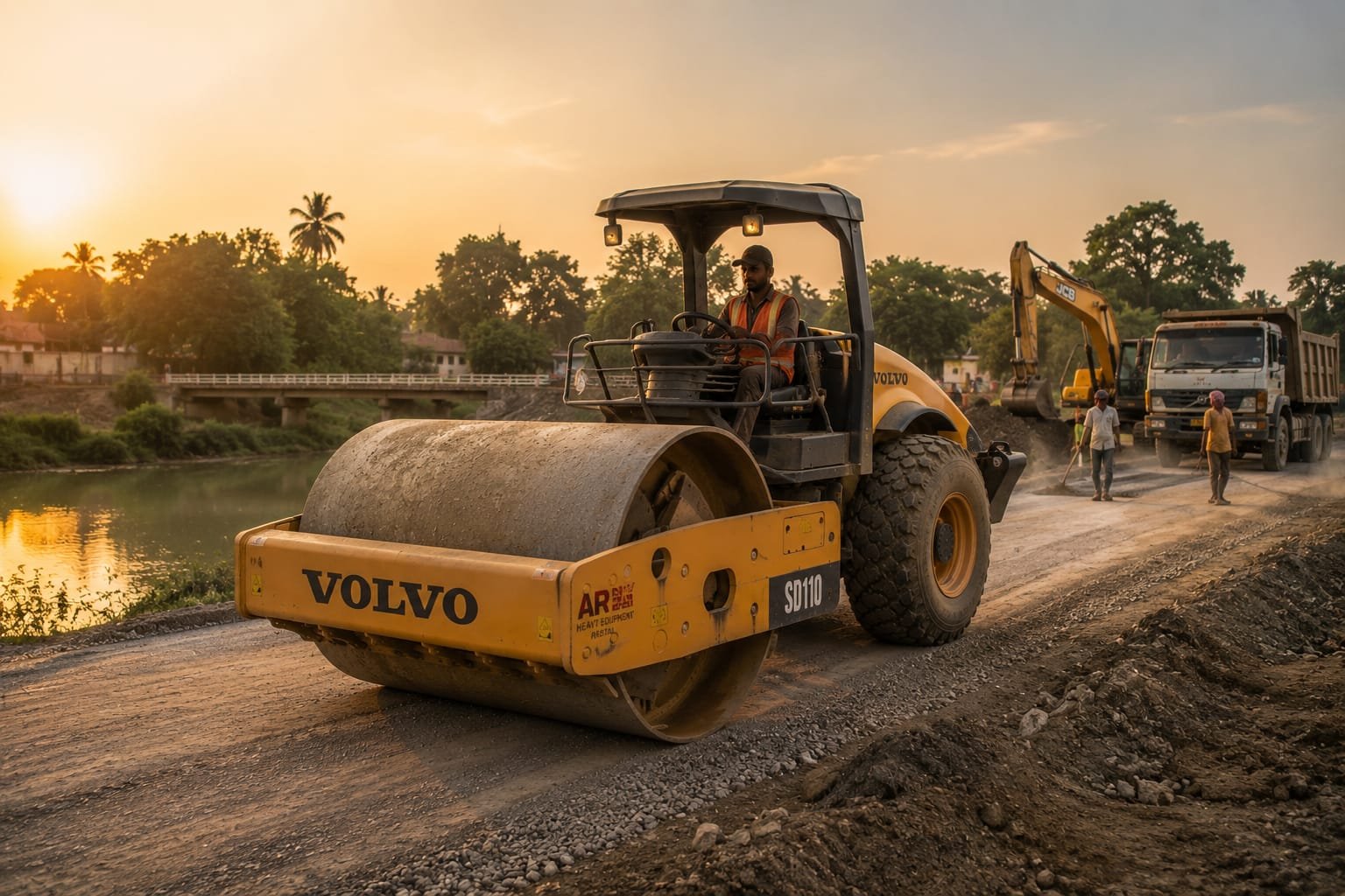 AR Road Rollers provides reliable vibratory road roller rental services for highway, infrastructure, industrial, and construction projects. With flexible hourly, daily, weekly, and monthly rental options, we help contractors and project teams get the equipment they need, when they need it. Operator services are also available based on project requirements.